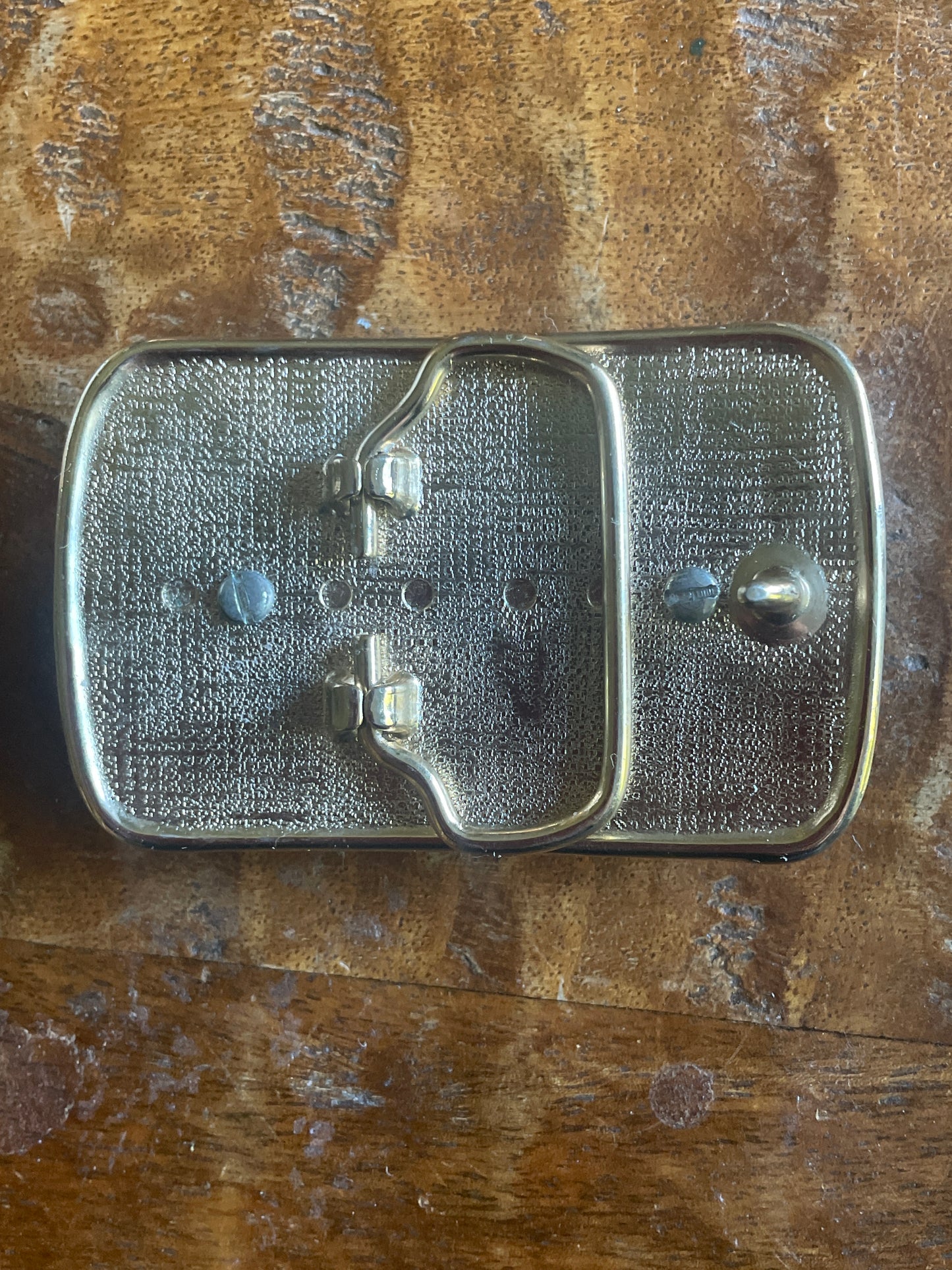 Vintage Gold Tone Horse Belt Buckle