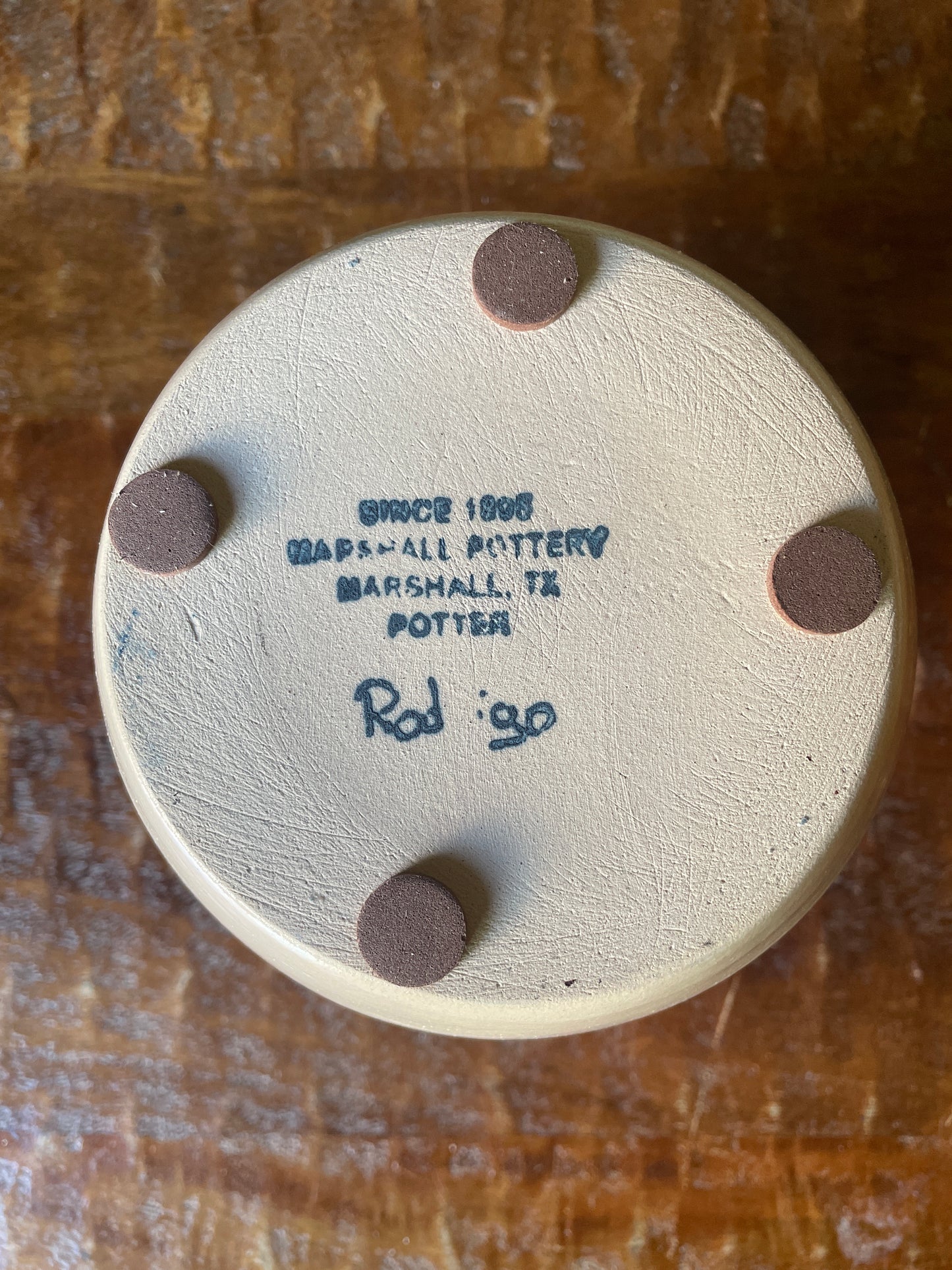 Vintage Marshall Pottery Vase signed Rodrigo