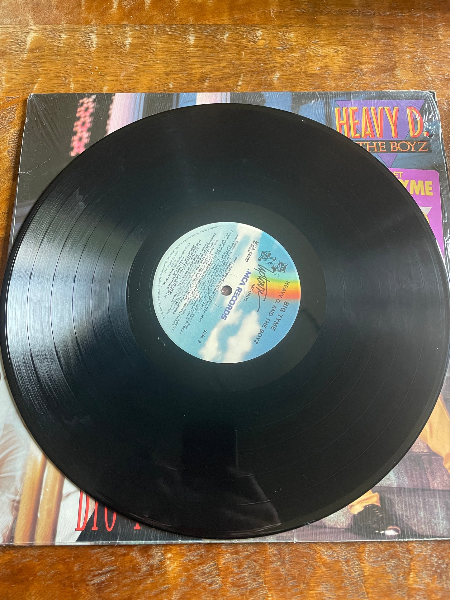 HEAVY D & THE BOYZ - BIG TYME - OG 89' VINYL LP - UPTOWN RECORDS - MCA-42302