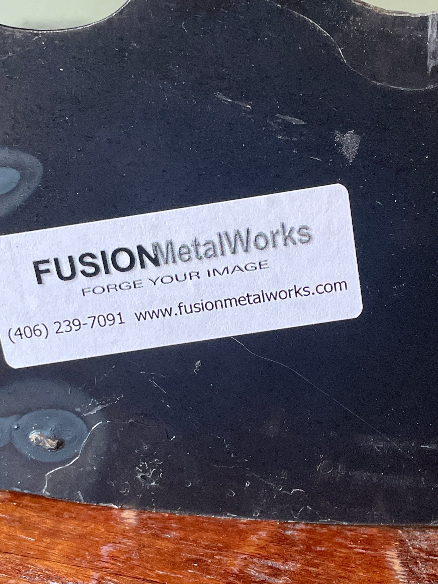 Fusion Metal Works Duck metal sculpture