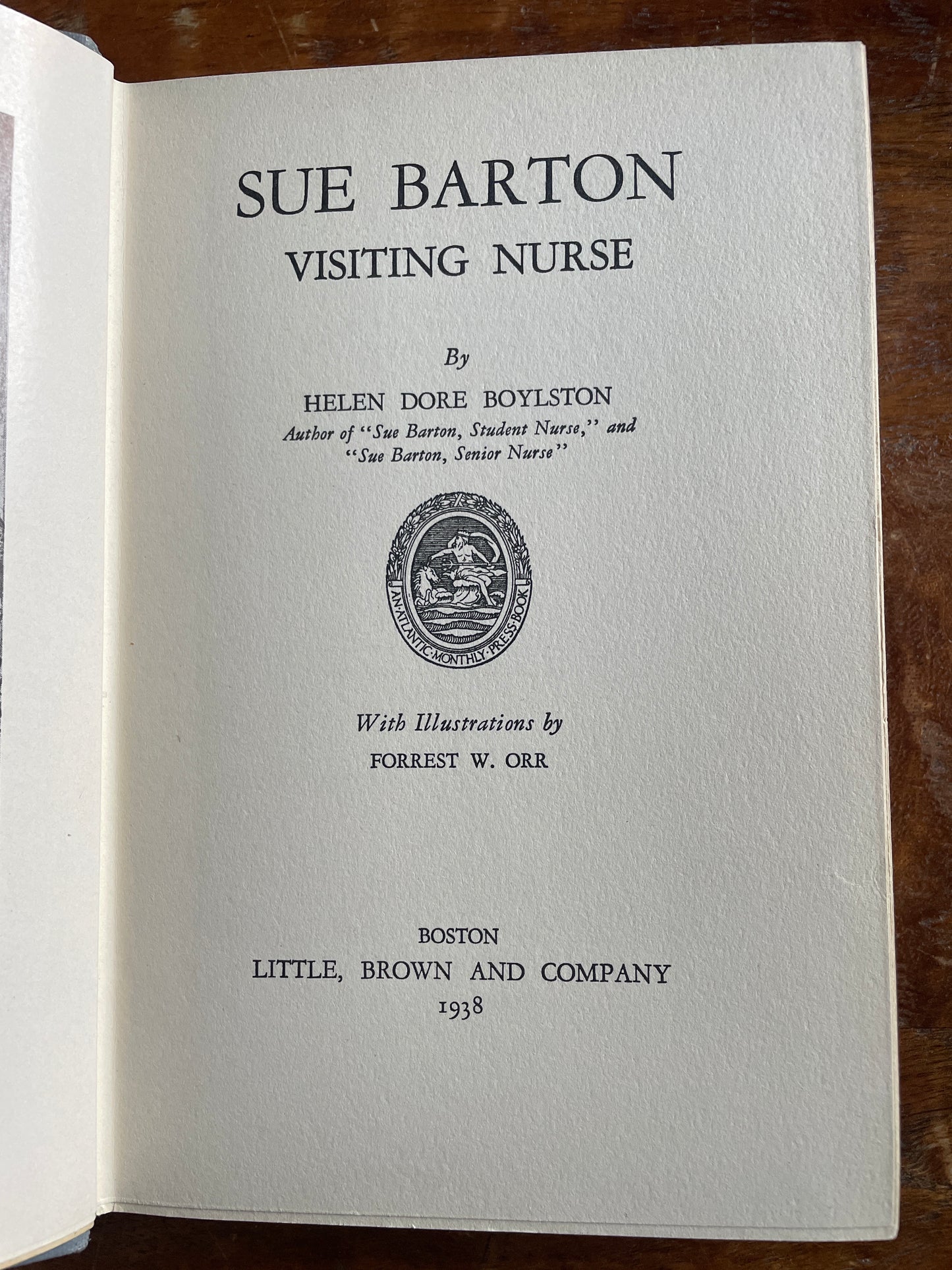 Vintage Book Sue Barton Visiting Nurse 1938 1st edition