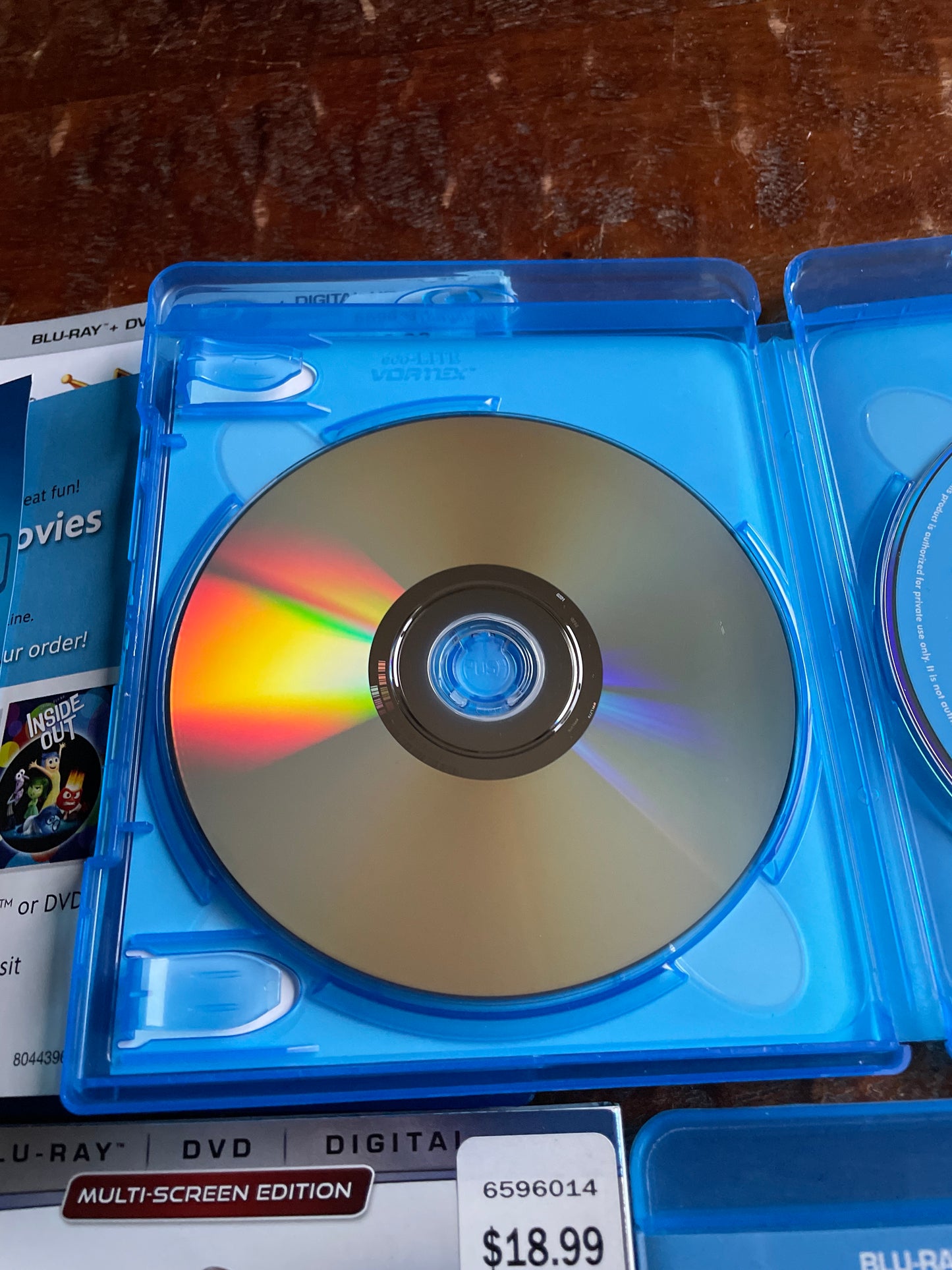 Disney Blu-ray/DVD combo lot of 4