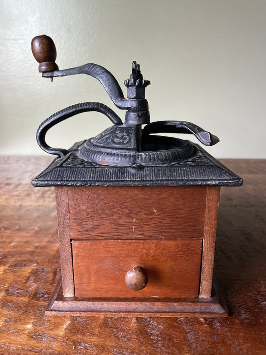 Old Manual Coffee Grinder