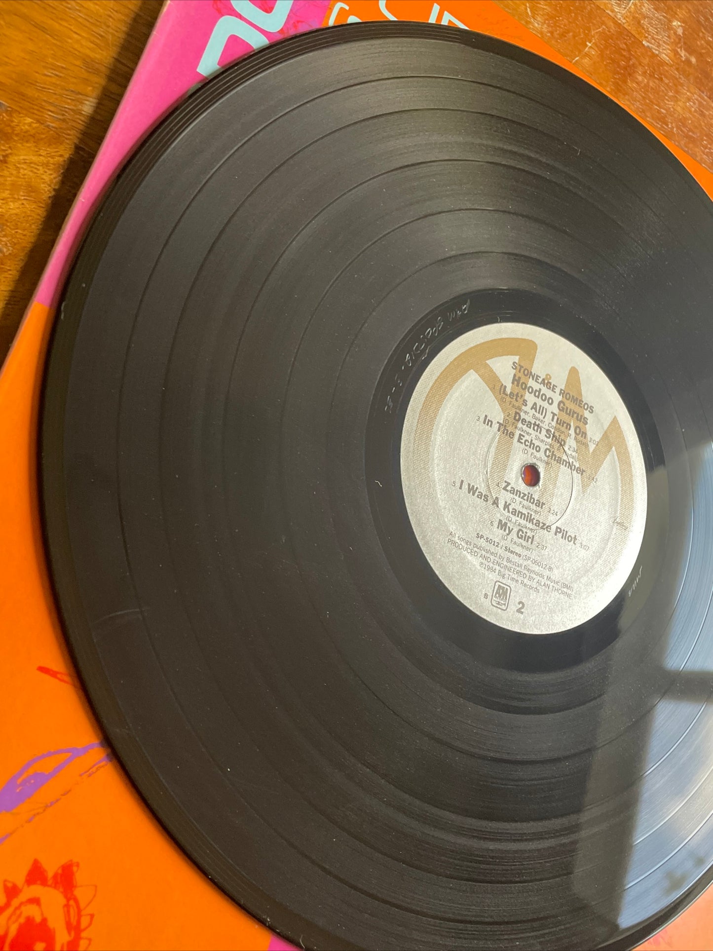 HOODOO GURUS "Stoneage Romeos" Vinyl LP Original 1984 A&M Records Promo Copy