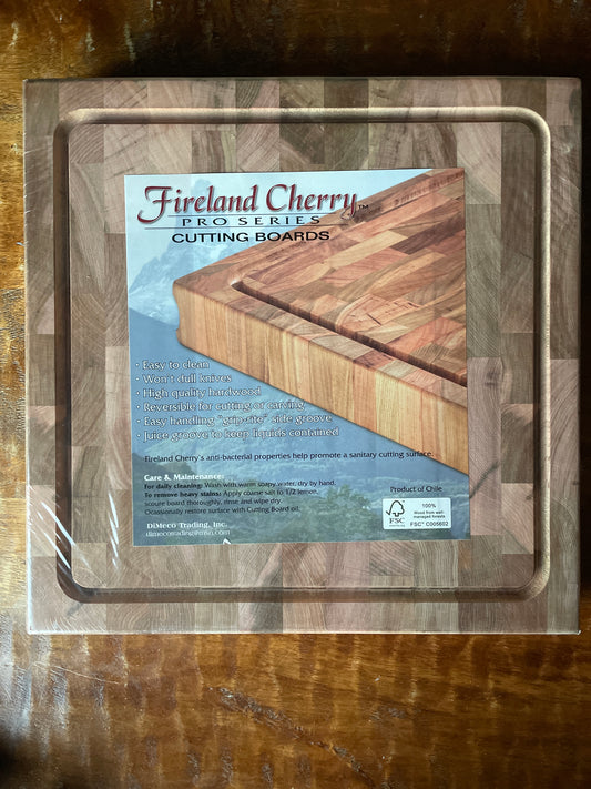 Fireland Cherry Pro Series Butcher Block Cutting Board