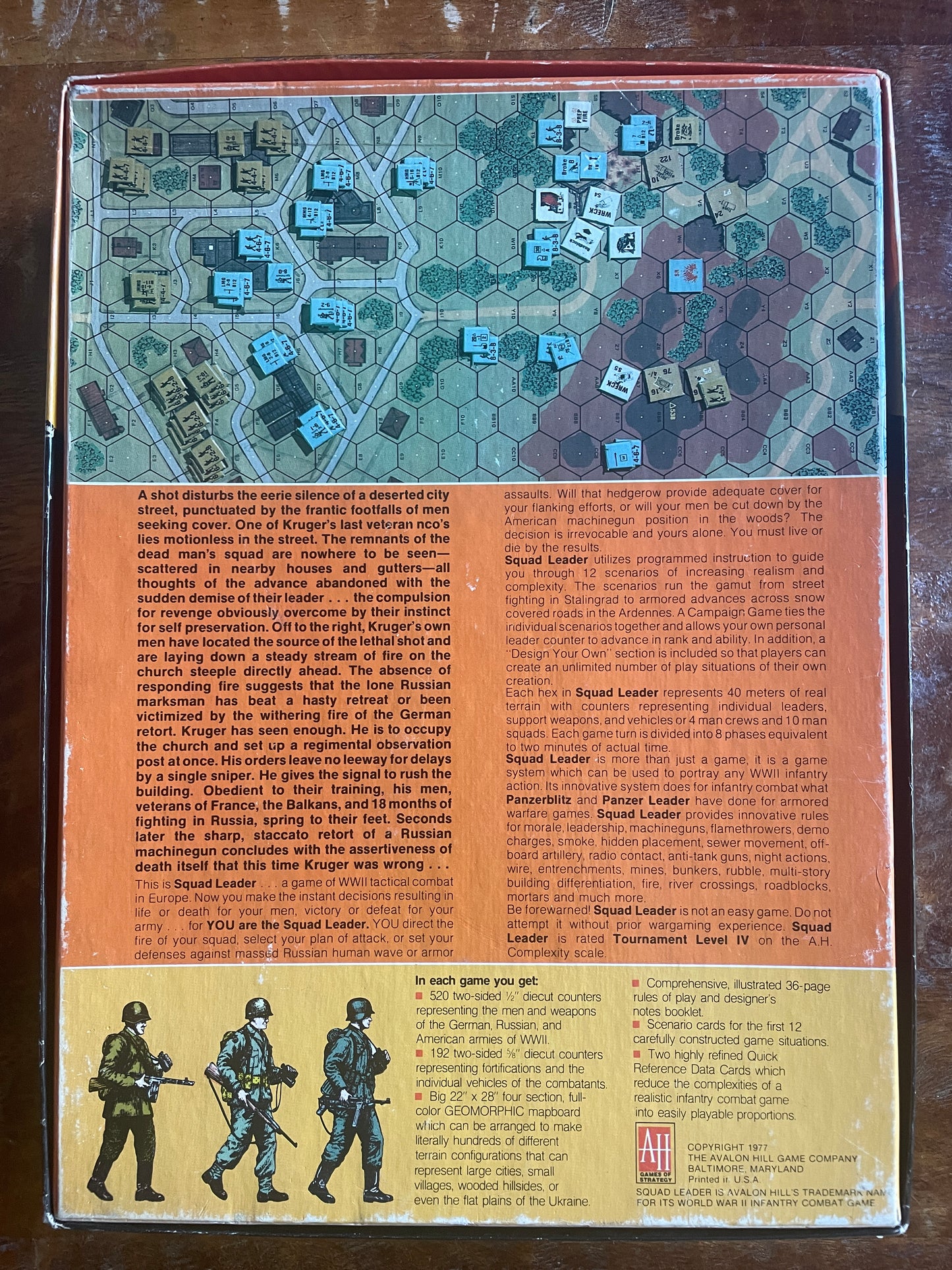 Vintage Squad Leader Game, Second Edition, Avalon Hill, 1977 -Complete Never Used