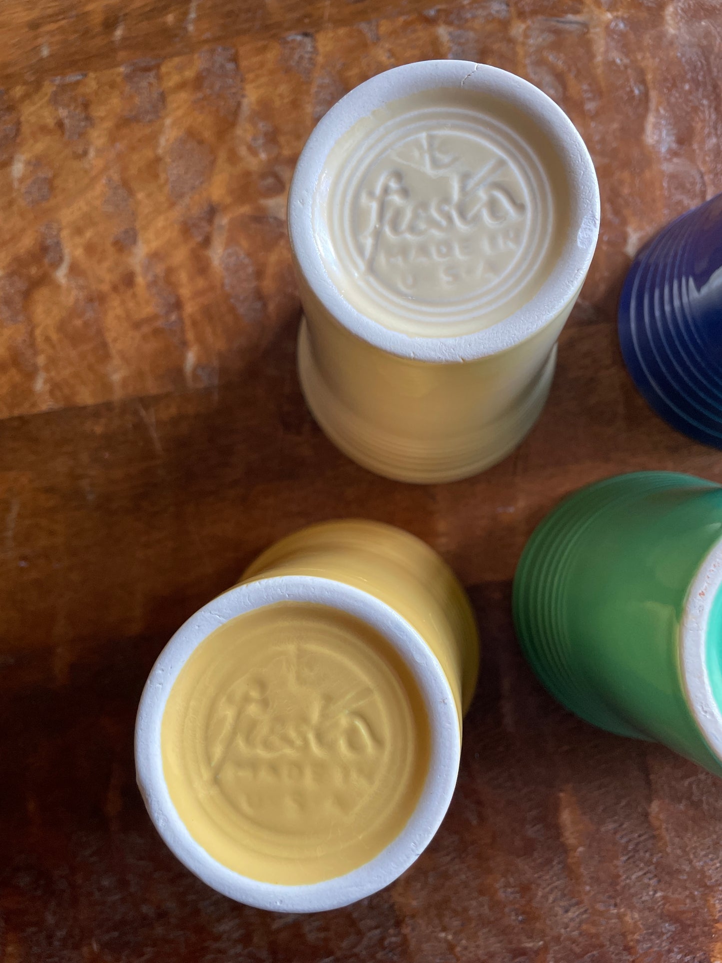 Vintage Fiestaware Lot of 8 juice tumblers 4.5”