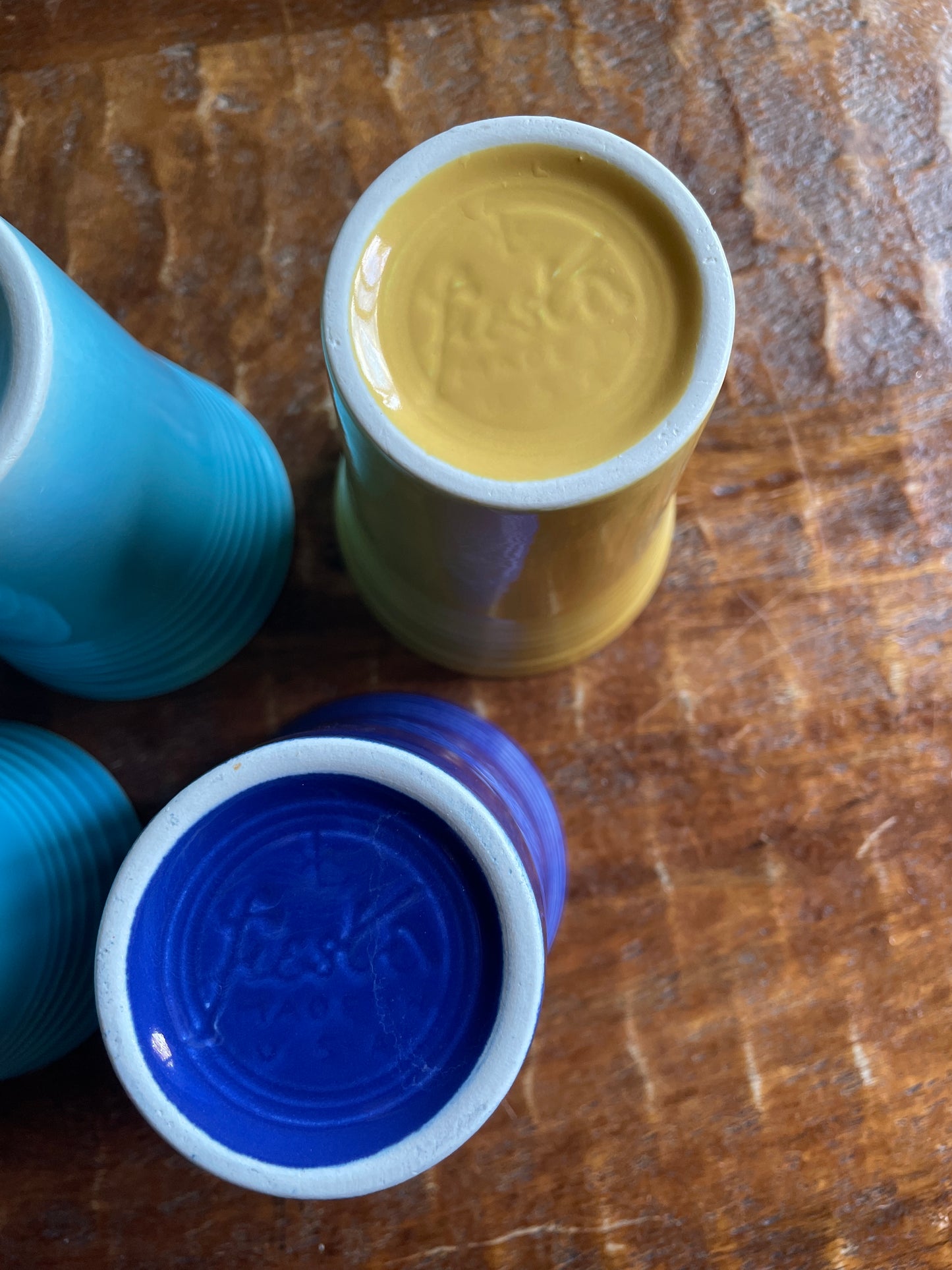 Vintage Fiestaware Lot of 8 juice tumblers 4.5”