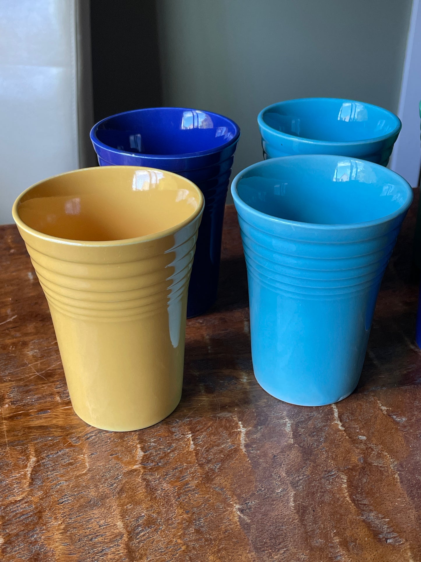 Vintage Fiestaware Lot of 8 juice tumblers 4.5”