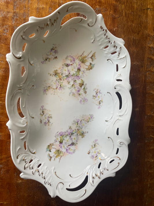 VINTAGE BRUNSWICK GERMANY RECTANGULAR SERVING BOWL