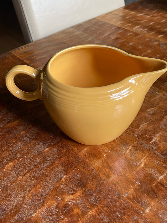 Vintage Fiestaware Yellow 2 pint Pitcher